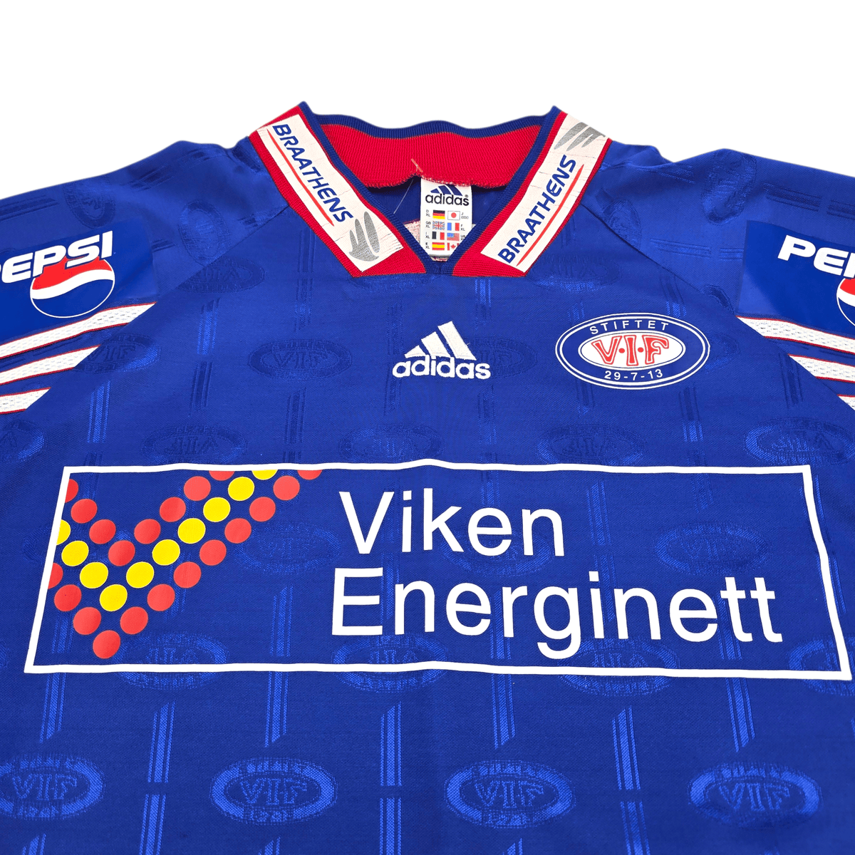 1998/00 Valerenga Home Football Shirt (XL) Adidas - Football Finery - FF302058