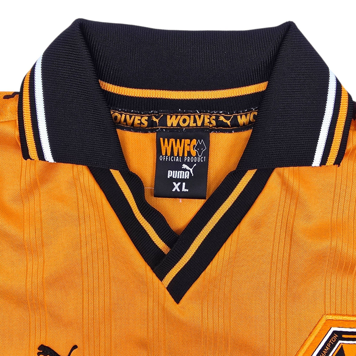 1998/00 Wolverhampton Wanderers Home Football Shirt (XL) Puma - Football Finery - FF304886