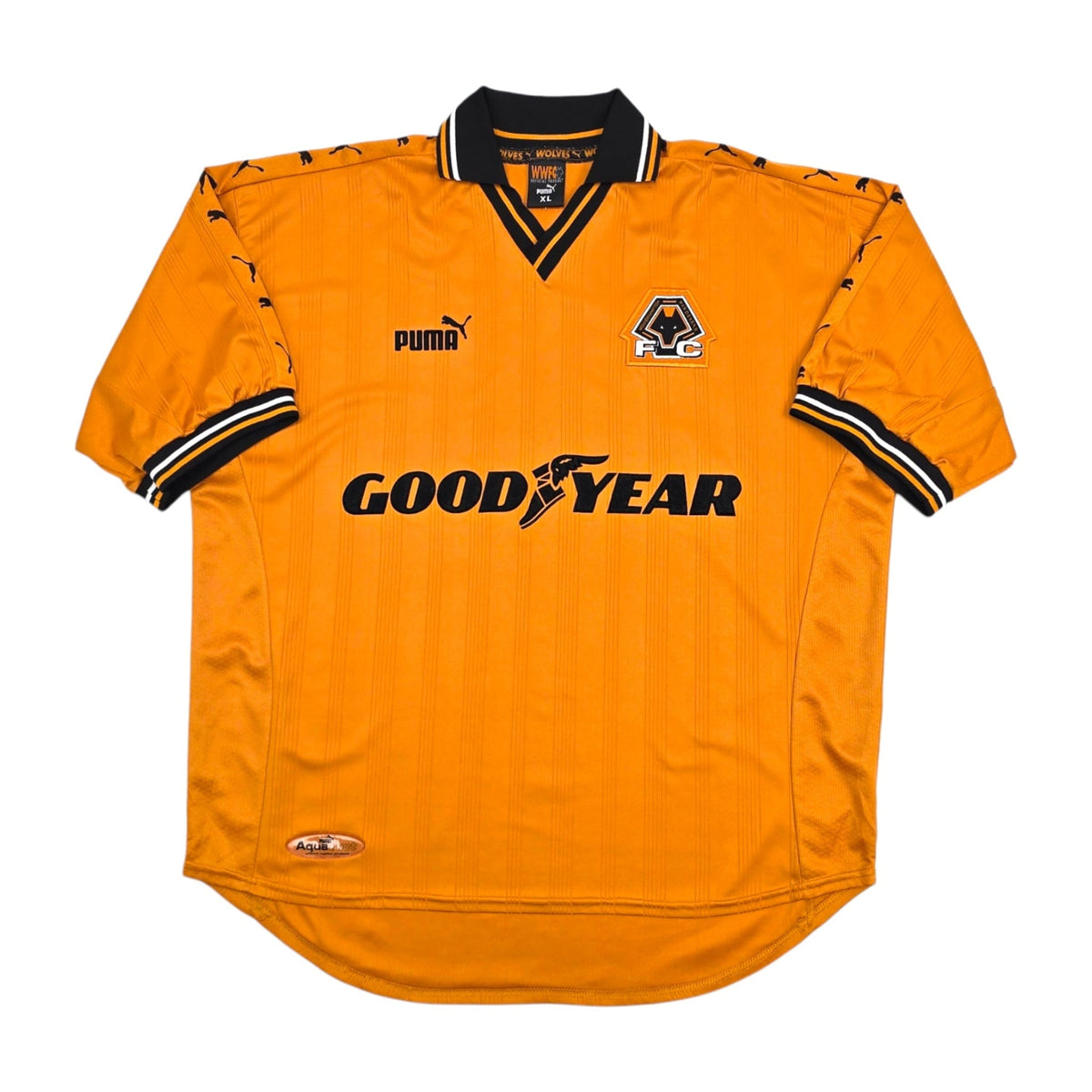 1998/00 Wolverhampton Wanderers Home Football Shirt (XL) Puma - Football Finery - FF304886