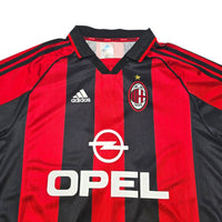 1998/99 AC Milan Home Football Shirt (XL) Adidas - Football Finery - FF306420