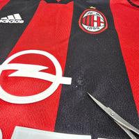 1998/99 AC Milan Home Football Shirt (XL) Adidas - Football Finery - FF306420