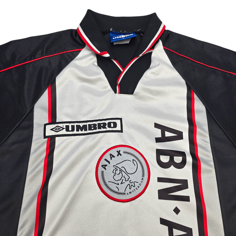 1998/99 Ajax Away Football Shirt (M) Umbro 10 Litmanen - Football Finery - FF302516