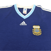 1998/99 Argentina Away Football Shirt (L) Adidas - Football Finery - FF301520