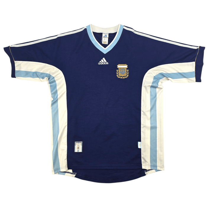 1998/99 Argentina Away Football Shirt (L) Adidas - Football Finery - FF301520