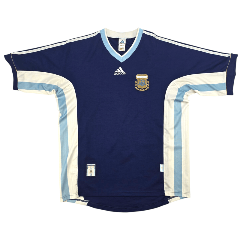 1998/99 Argentina Away Football Shirt (L) Adidas - Football Finery - FF301520