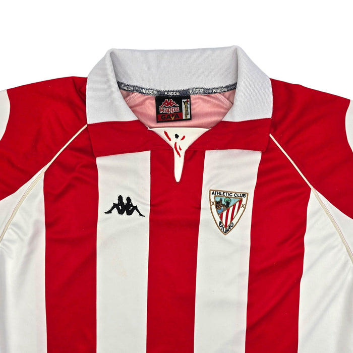 1998/99 Athletic Bilbao Home Football Shirt (XL) Kappa - Football Finery - FF203960