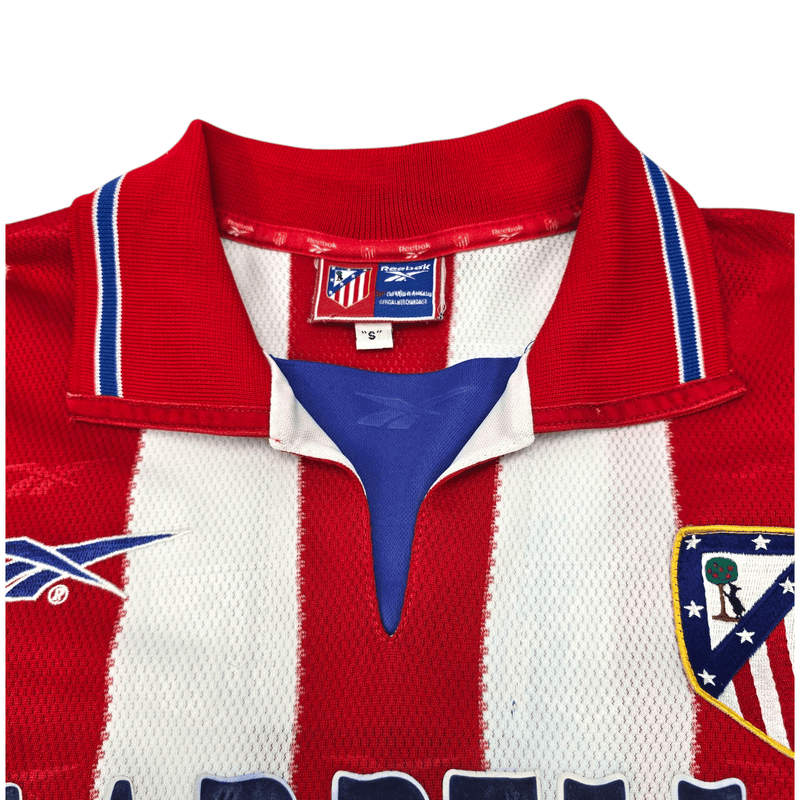1998/99 Atletico Madrid Home Football Shirt (S) Reebok - Football Finery - FF204618