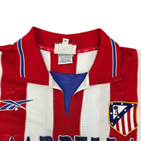 1998/99 Atletico Madrid Home Football Shirt (S) Reebok - Football Finery - FF204618