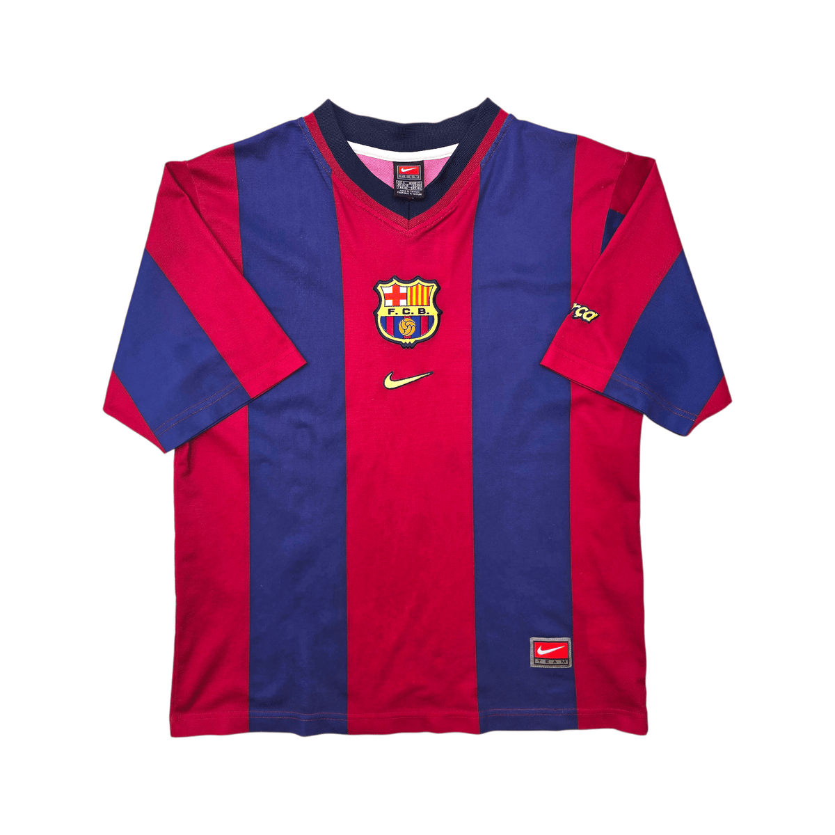 1998/99 Barcelona Home Football Shirt (S) Nike - Football Finery - FF303214