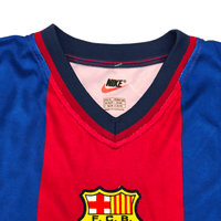 1998/99 Barcelona Home Football Shirt (XL) Nike 11 Rivaldo - Football Finery - FF302269