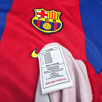 1998/99 Barcelona Home Football Shirt (XL) Nike 11 Rivaldo - Football Finery - FF303638