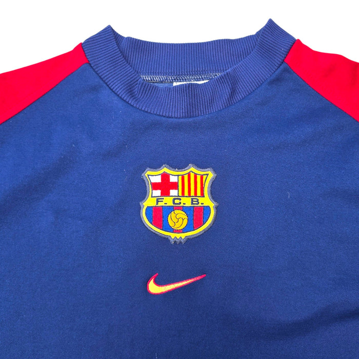 1998/99 Barcelona Training Sweater (S) Nike - Football Finery - FF307855