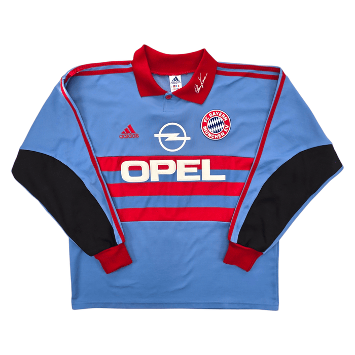 1998/99 Bayern Munich Goal Keeper Football Shirt (L) Adidas #1 Khan - Football Finery - FF300117
