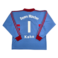 1998/99 Bayern Munich Goal Keeper Football Shirt (L) Adidas #1 Khan - Football Finery - FF300117
