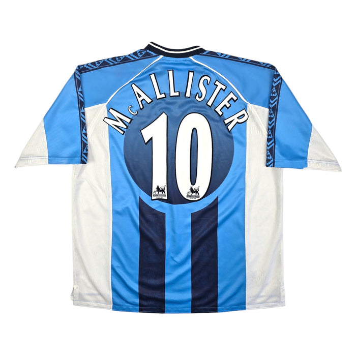 1998/99 Coventry City Home Football Shirt (L) Le Coq Sportif #10 McAllister - Football Finery - FF204276