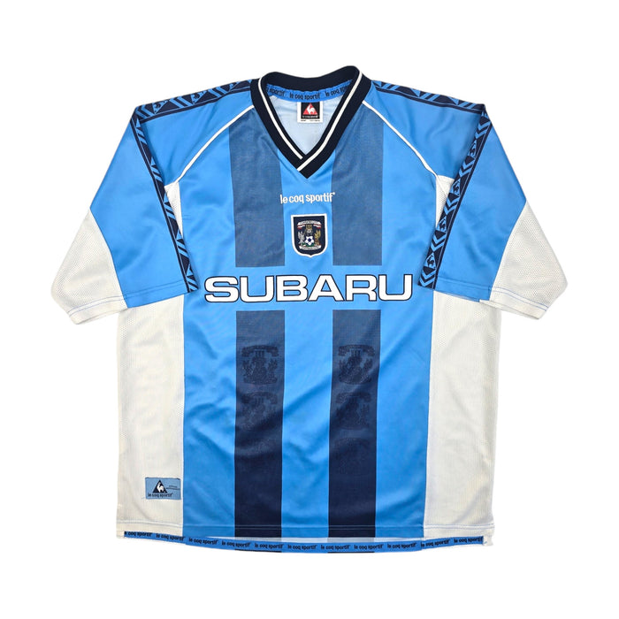 1998/99 Coventry City Home Football Shirt (L) Le Coq Sportif #10 McAllister - Football Finery - FF204276