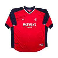 1998/99 Glasgow Rangers Away Football Shirt (2XL) Nike 11 Albertz - Football Finery - FF301946