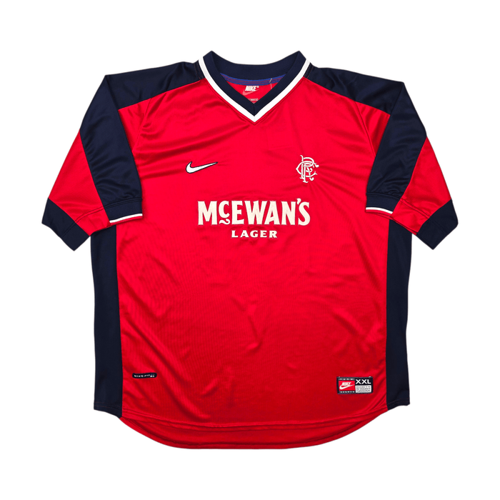 1998/99 Glasgow Rangers Away Football Shirt (2XL) Nike 11 Albertz - Football Finery - FF301946