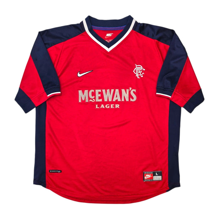 1998/99 Glasgow Rangers Away Football Shirt (L) Nike - Football Finery - FF300371