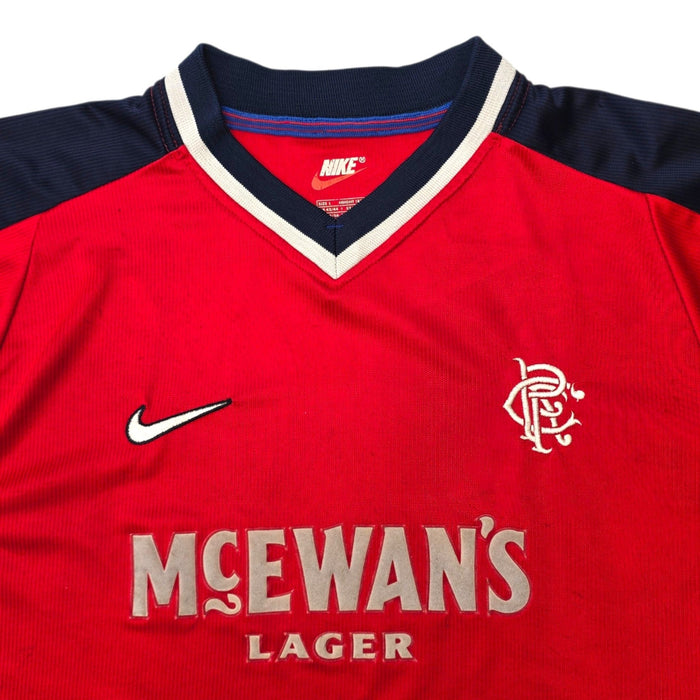 1998/99 Glasgow Rangers Away Football Shirt (L) Nike - Football Finery - FF300371