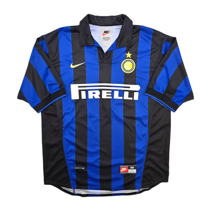 1998/99 Inter Milan Home Football Shirt (M) Nike #32 Vieri - Football Finery - FF307591