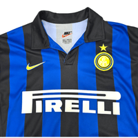 1998/99 Inter Milan Home Football Shirt (S) Nike #9 Ronaldo - Football Finery - FF300106