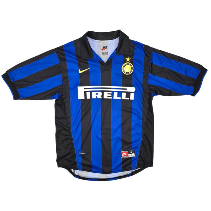 1998/99 Inter Milan Home Football Shirt (S) Nike #9 Ronaldo - Football Finery - FF300106