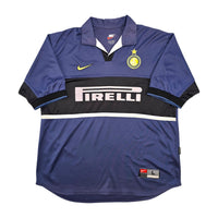 1998/99 Inter Milan Third Football Shirt (L) Nike 9 Ronaldo - Football Finery - FF306334