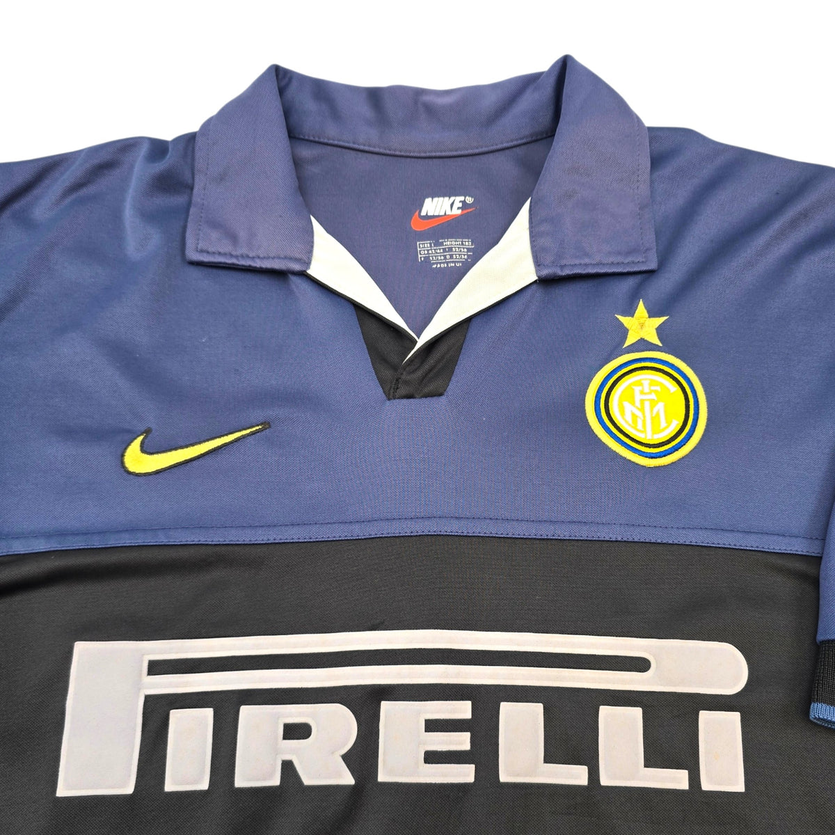 1998/99 Inter Milan Third Football Shirt (L) Nike 9 Ronaldo - Football Finery - FF306334
