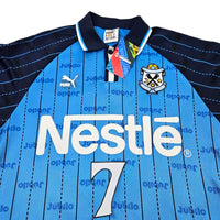 1998/99 Jubilo Iwata Home Football Shirt (M) Puma #7 Nanami - Football Finery - FF203294