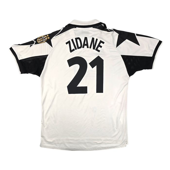 1998/99 Juventus Away Football Shirt (2XL) Kappa #21 Zidane - Football Finery - FF204602