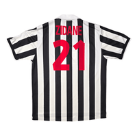 1998/99 Juventus Home Football Shirt (2XL) Kappa 21 Zidane - Football Finery - FF302783