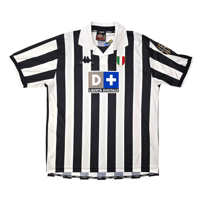 1998/99 Juventus Home Football Shirt (2XL) Kappa 21 Zidane - Football Finery - FF302783