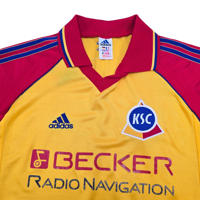 1998/99 Karlsruher SC Away Football Shirt (L) Adidas - Football Finery - FF307609