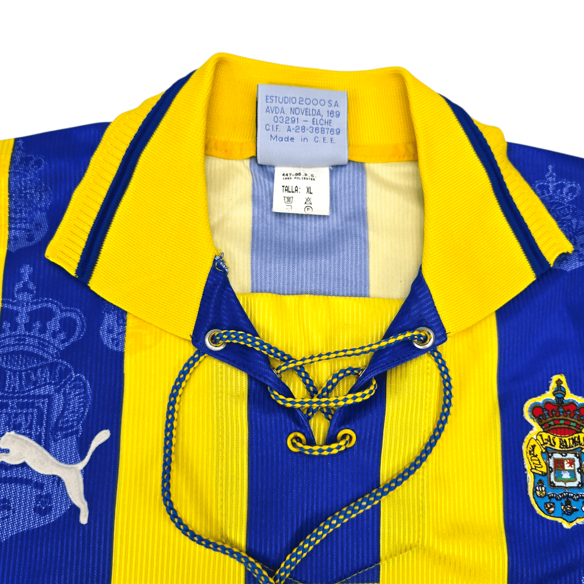 1998/99 Las Palmas Away Football Shirt (XL) Puma - Football Finery - FF302642
