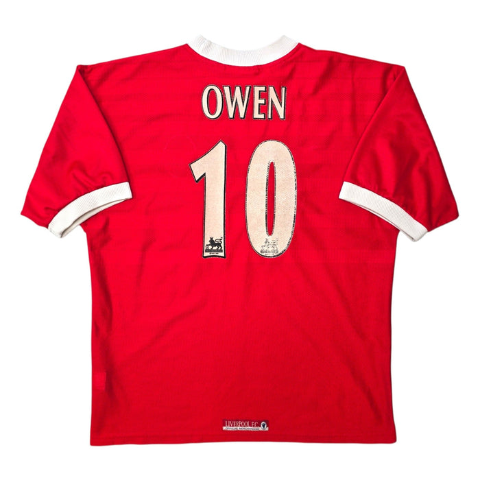 1998/99 Liverpool Home Football Shirt (L) Reebok #10 Owen - Football Finery - FF307760