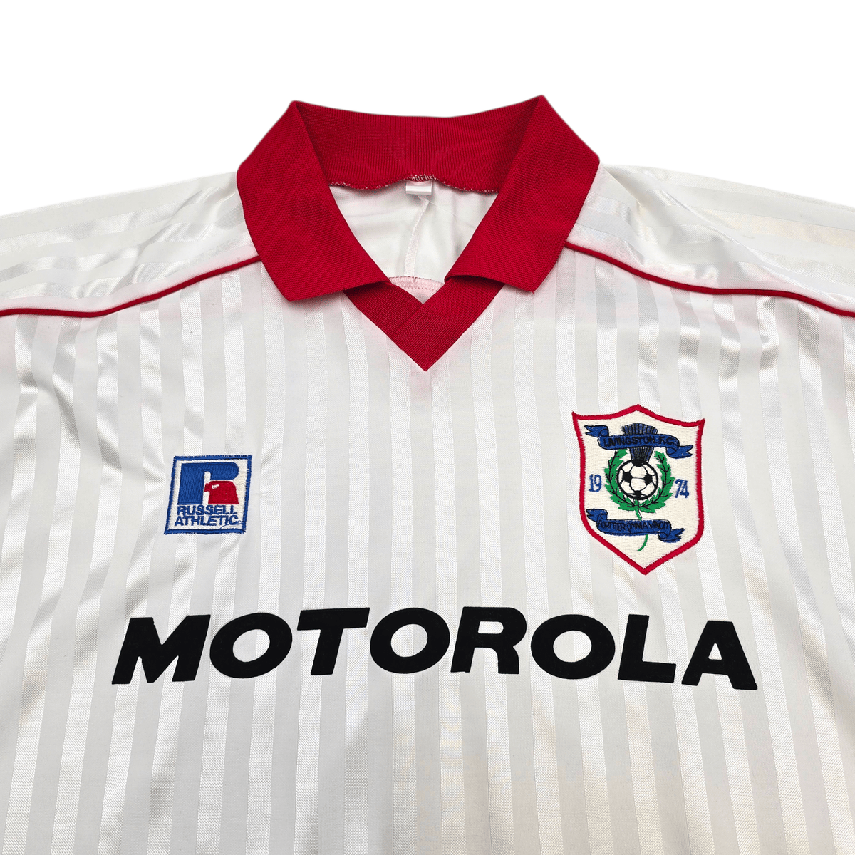 1998/99 Livingston Away Football Shirt (XL) Russell Athletic - Football Finery - FF304034