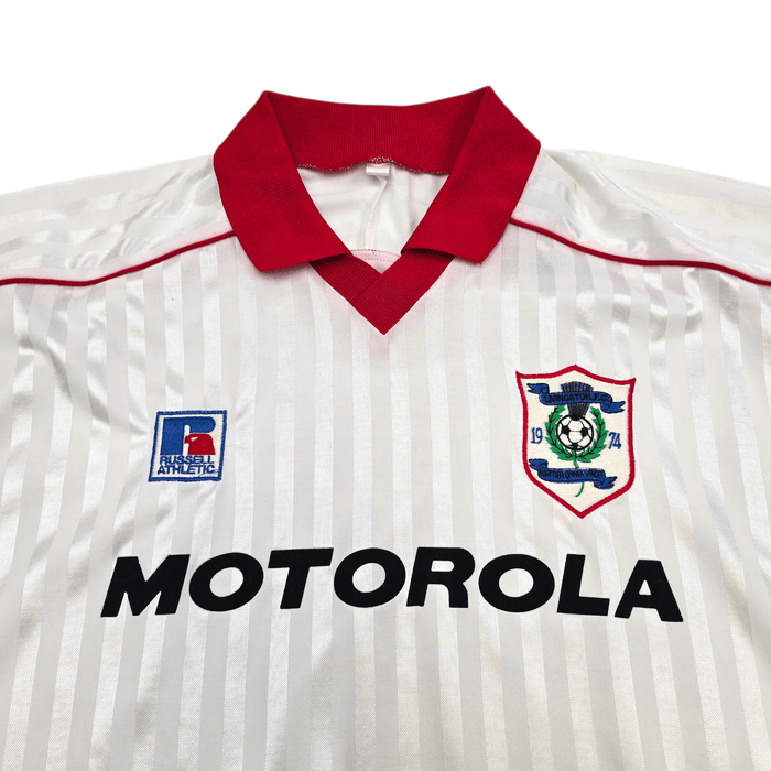 1998/99 Livingston Away Football Shirt (XL) Russell Athletic - Football Finery - FF304034