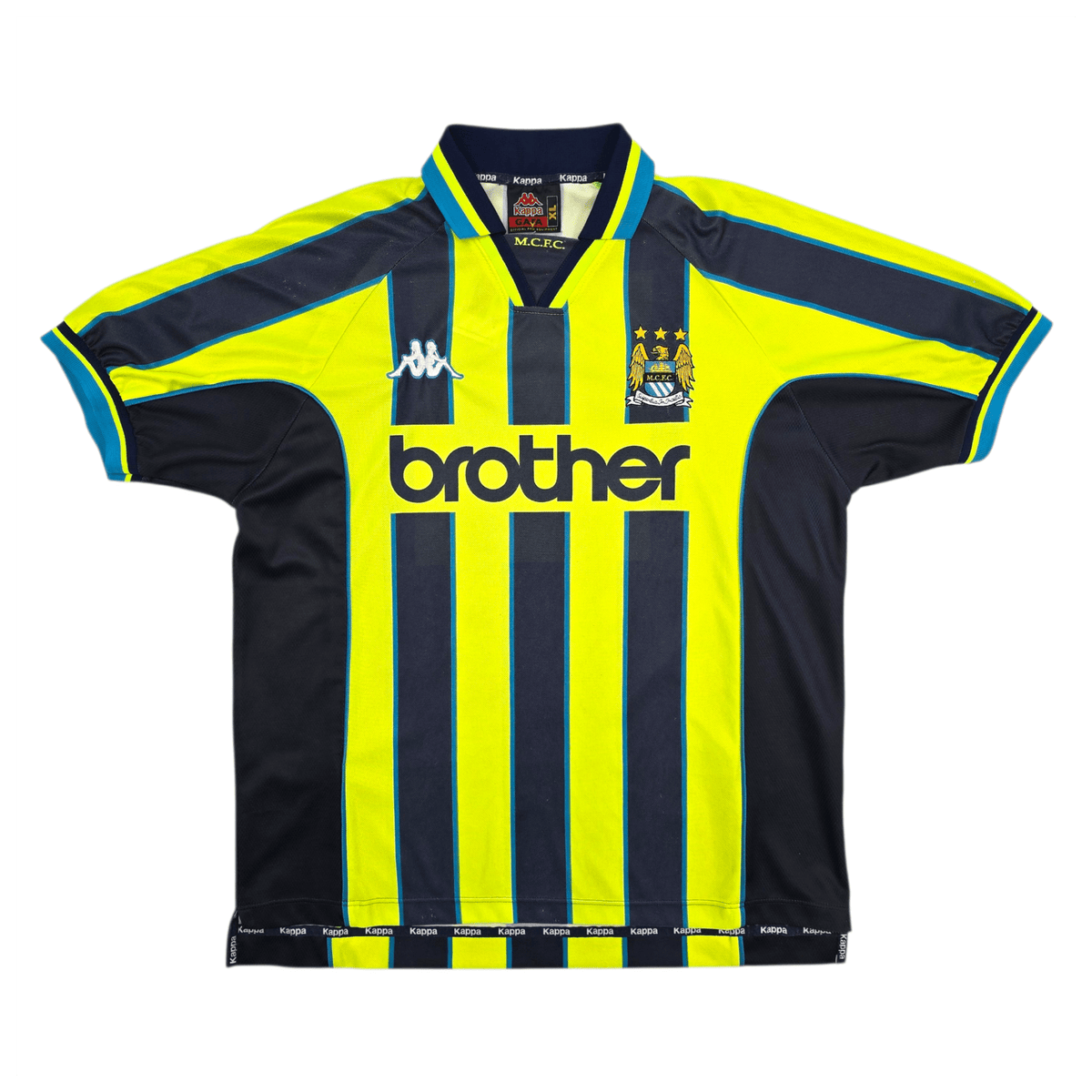 1998/99 Manchester City Away Football Shirt (XL) Kappa - Football Finery - FF304008