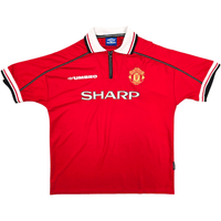 1998/99 Manchester United Home Football Shirt (XL) Umbro - Football Finery - FF303222