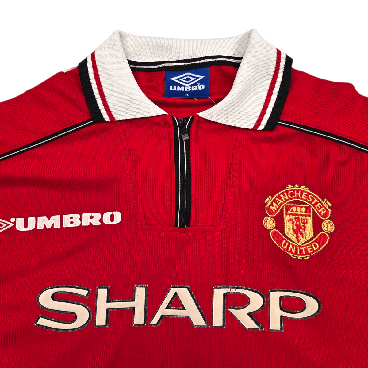 1998/99 Manchester United Home Football Shirt (XL) Umbro - Football Finery - FF303222