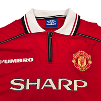 1998/99 Manchester United Home Football Shirt (XL) Umbro - Football Finery - FF303222