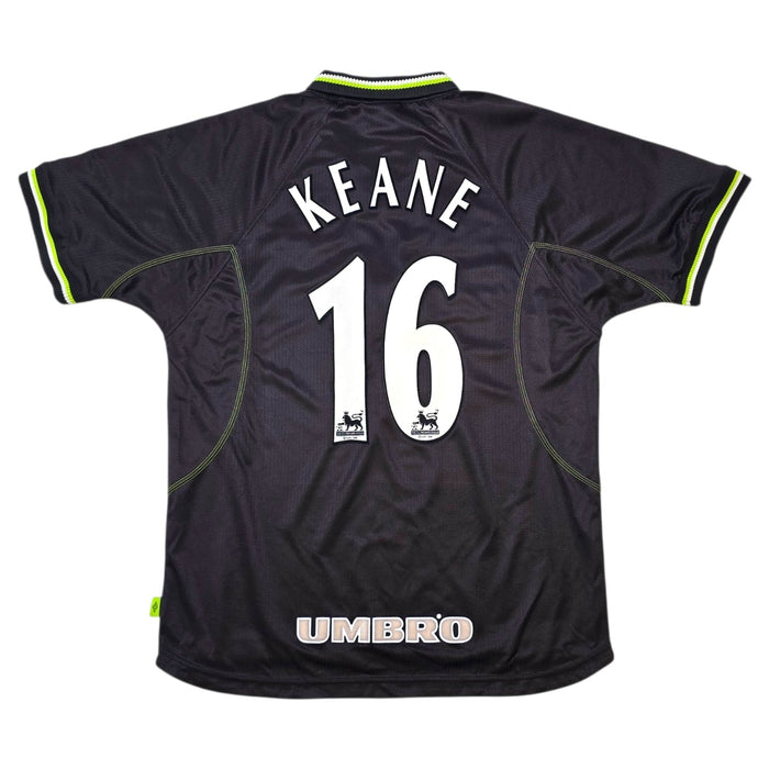 1998/99 Manchester United Third Football Shirt (L) Umbro 16 Keane - Football Finery - FF306789