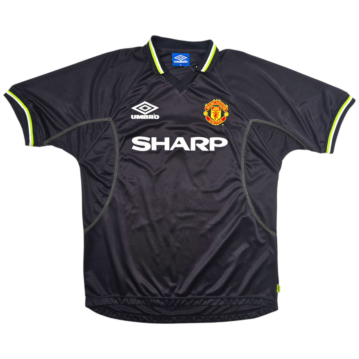 1998/99 Manchester United Third Football Shirt (XL) Umbro 20 Solskjaer - Football Finery - FF303746
