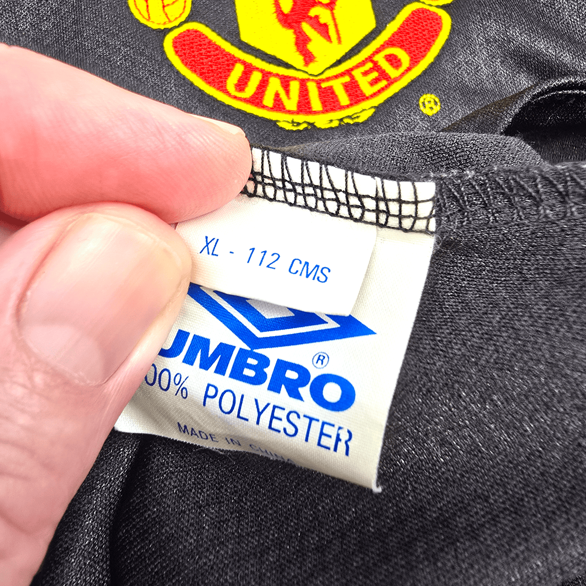 1998/99 Manchester United Third Football Shirt (XL) Umbro 20 Solskjaer - Football Finery - FF303746