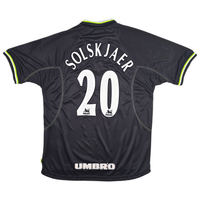 1998/99 Manchester United Third Football Shirt (XL) Umbro 20 Solskjaer - Football Finery - FF303746