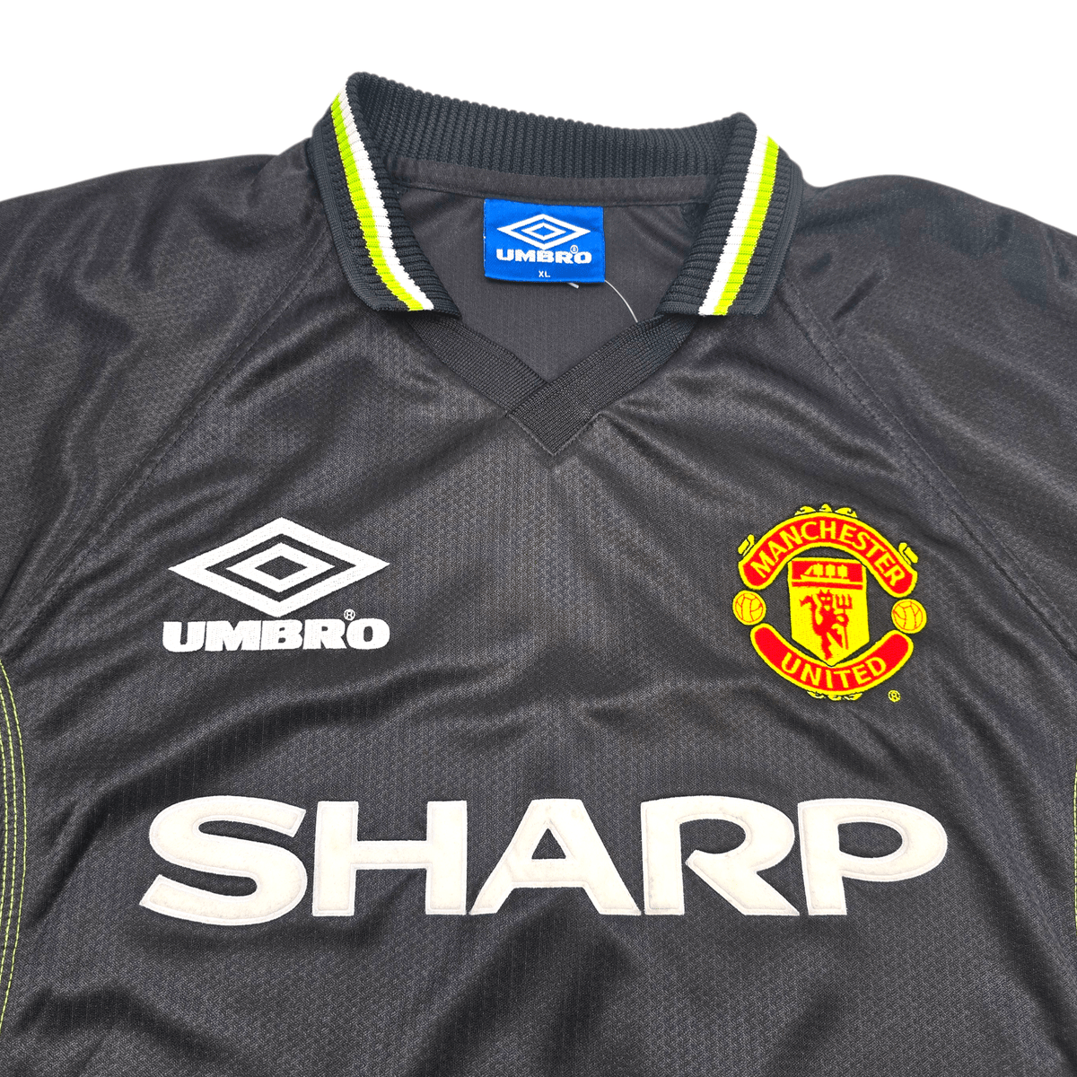 1998/99 Manchester United Third Football Shirt (XL) Umbro 20 Solskjaer - Football Finery - FF303746