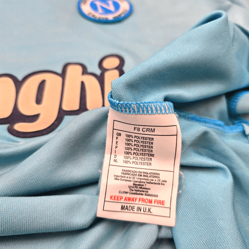 1998/99 Napoli Home Football Shirt (XL) Nike - Football Finery - FF300906