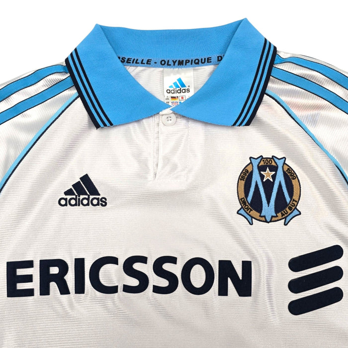 1998/99 Olympique Marseille Home Football Shirt (2XL) Adidas - Football Finery - FF308043