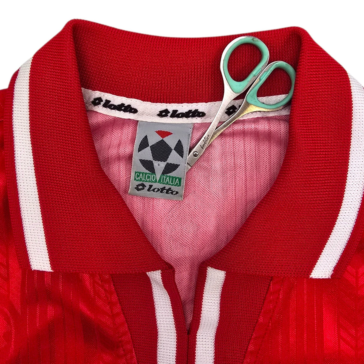 1998/99 Piacenza Home Football Shirt (M) Lotto 10 Stroppa - Football Finery - FF306457